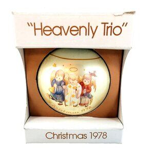 Berta Hummel Christmas Ball 1978 Hummel Ornament Schmid Heavenly Trio Vintage Re